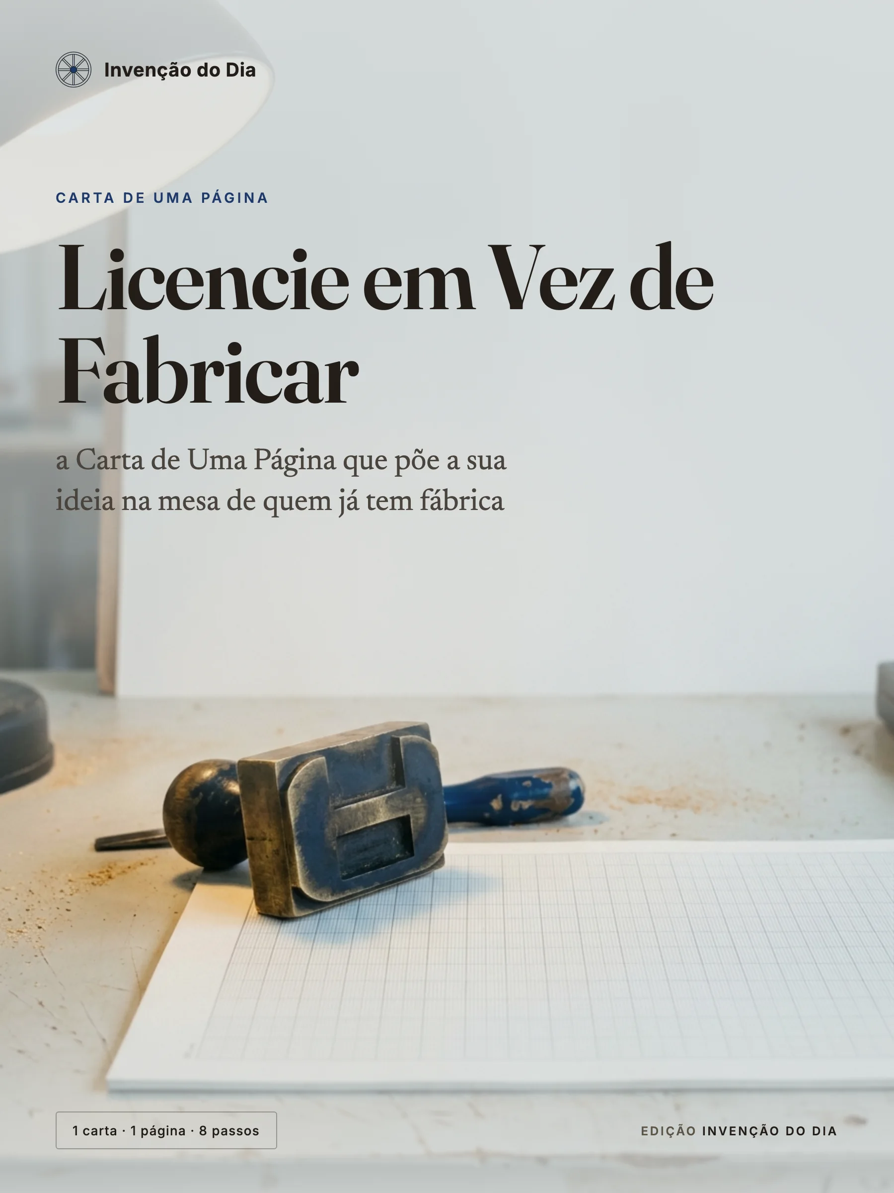 Capa do ebook Licencie em Vez de Fabricar
